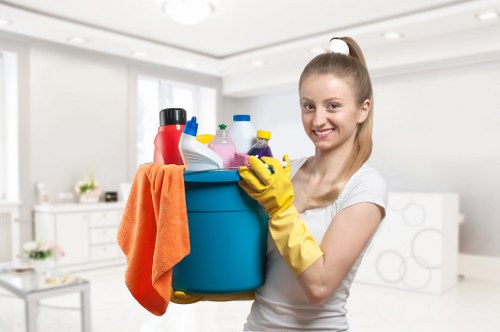 Local post-construction cleaning service in a property near E2