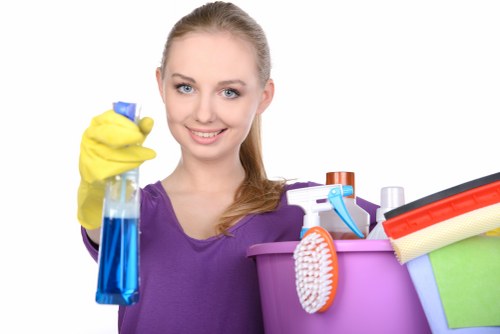 Professional communal area cleaning for E2 flats and estates